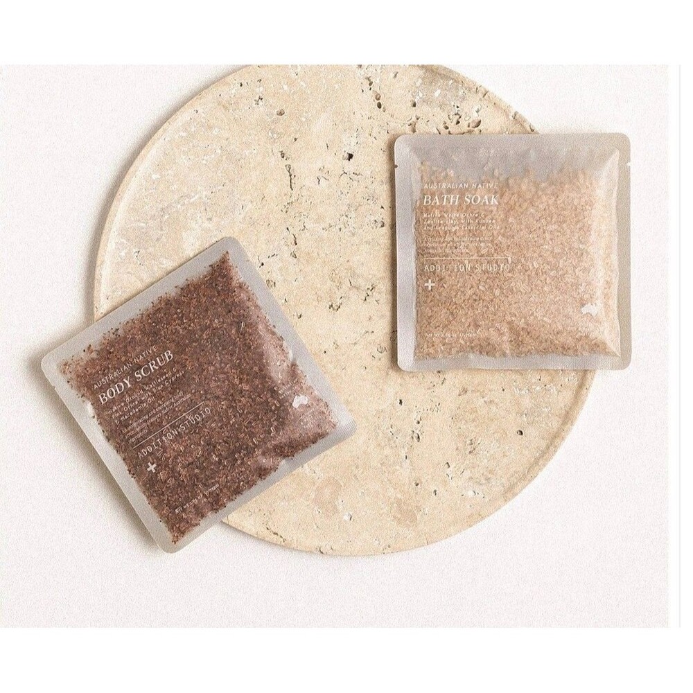 Australian luxury lot of 2 body scrubs and bath soak set upscale spa day